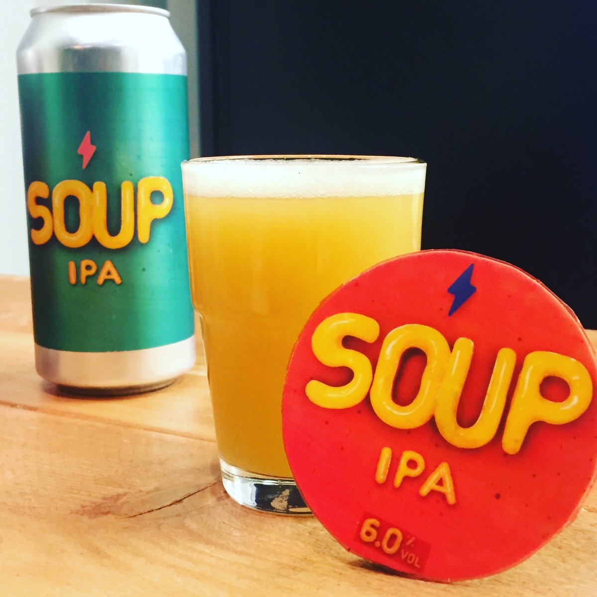 BlocknBottle's tweet photo. SOUP in can AND on draft!!! @GarageBeerCo 
#growlerstation #draftbeertogo #drinkin #craftbeer #Gateshead #MeatBeerLife https://t.co/plsRcLcKcE