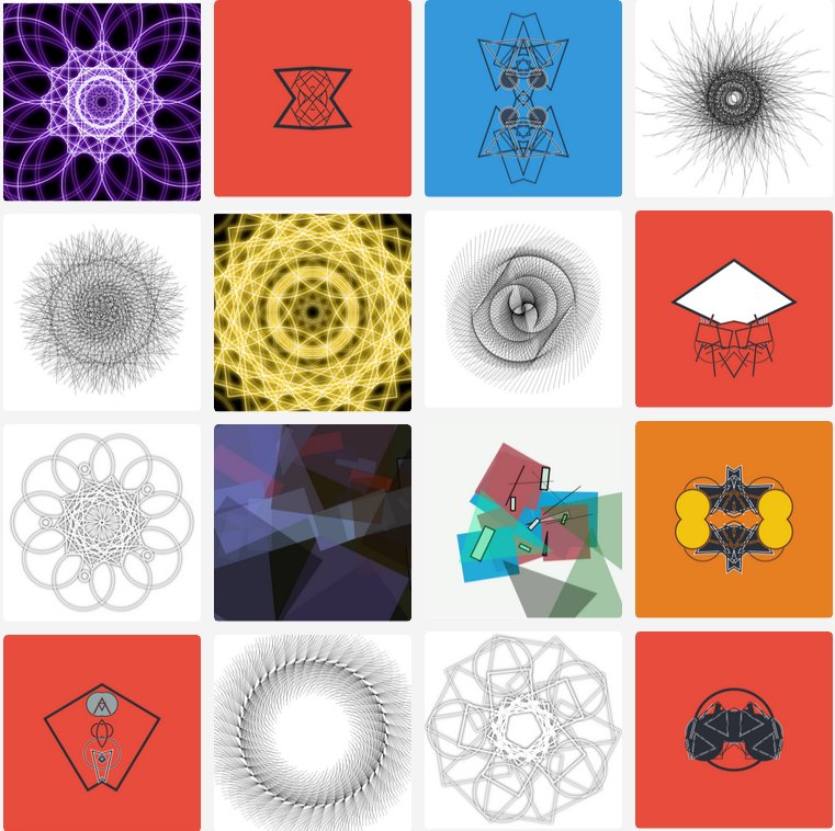 Happy birthday little bot! One year generating artworks, I'm still not bored and always surprised :)