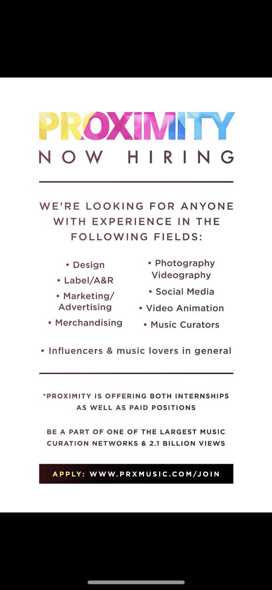 Proximity is hiring!