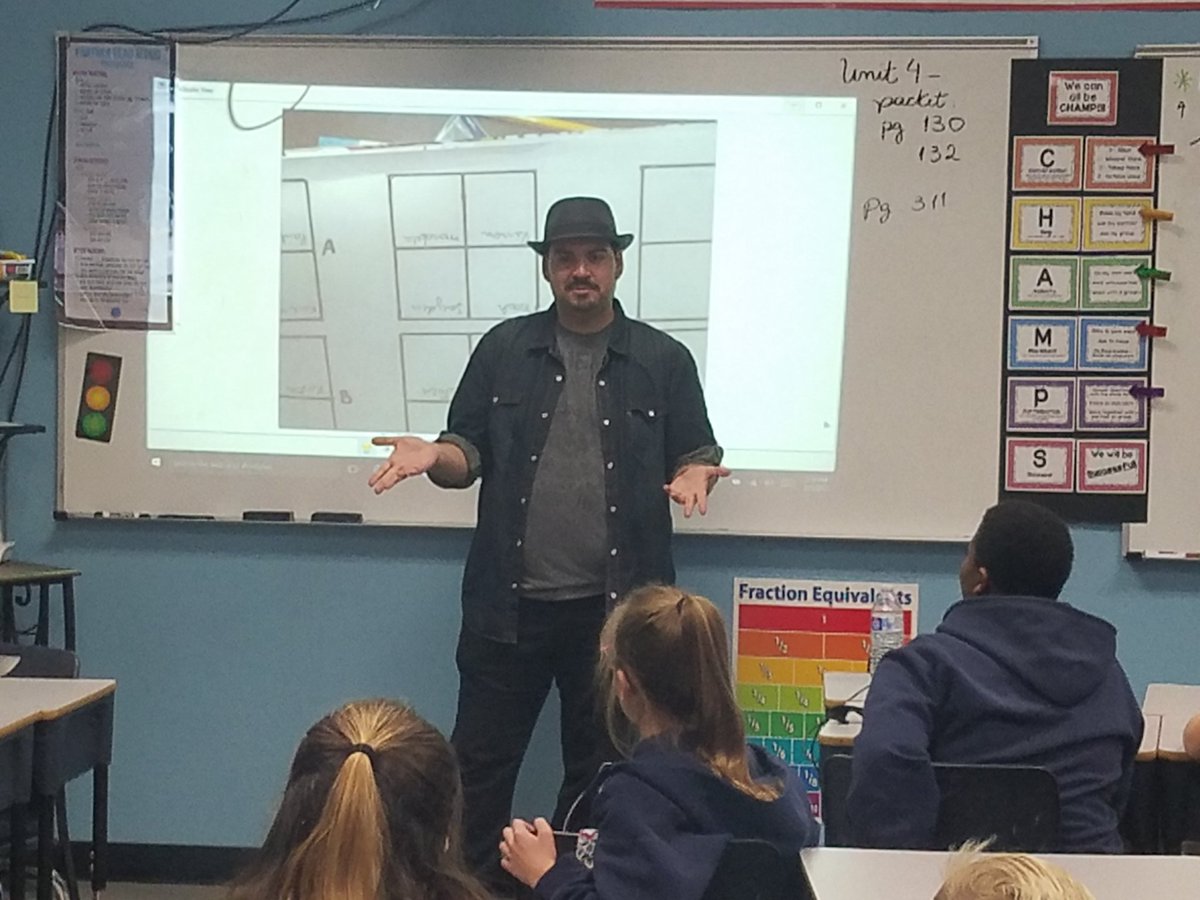 ralph_krauss's tweet image. Thank you so much to film, food and video game critic Derek Sante for taking the time to inspire and educate our students at Pinecrest Academy of Nevada!
@DerekSante @PinecrestNv