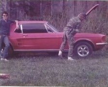 citori525's tweet photo. Here is my 67 notchback Mustang 289 balanced/blueprinted, 4 speed, 9β rear black diamond tuft interior, Candy Apple Red. AM/FM 8 Track that had AC/DC Back in Black stuck in it. Believe it or not my dad traded a horse for it. #myfirstcarwas https://t.co/J2P4CIBw1U