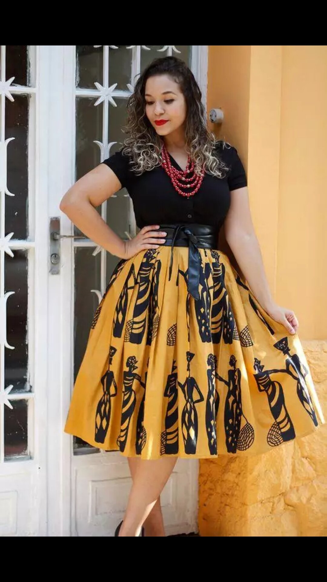 African Print Skirts Designs
