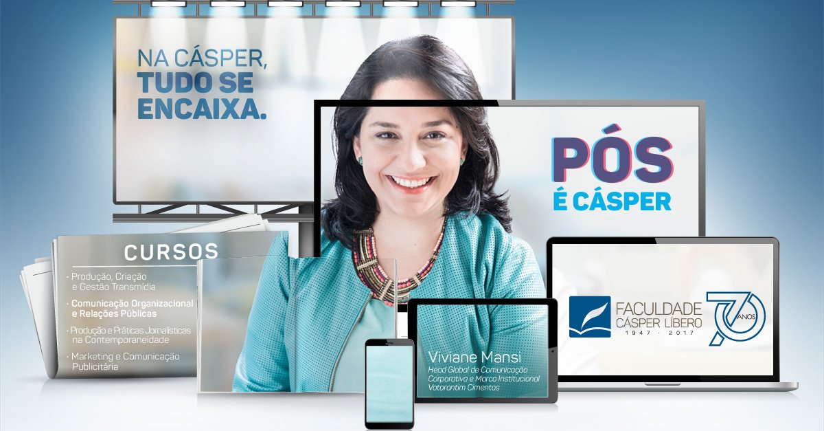 mcelosantos's tweet photo. Ainda dá para se matricular na pós da Cásper. Grandes nomes do mercado e excelência acadêmica. Jornalismo, MKT, RP, Transmídia #pós-graduação #casperlíbero #comunicação #vemsercásper

https://t.co/eTRTdBRfdv https://t.co/TXWXSsRaAT