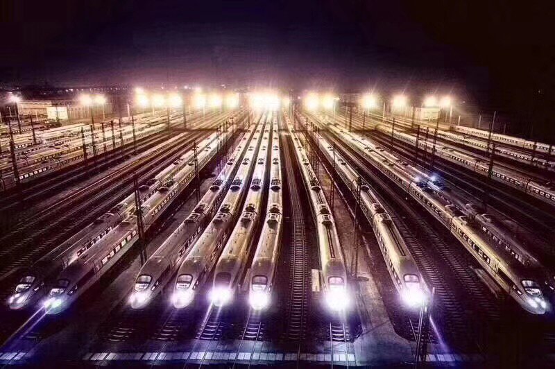 🚄 #Bullettrains got ready for Spring Festival travel rush which started on Feb 1 in China. #SpringFestival2018 #ChineseNewYear #travelrush