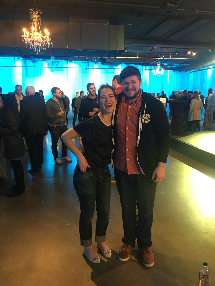 Startup_Collab's tweet photo. We’ve got MAINSTAGE demos coming up. Thankful for our A+ adjuncts and MC’s Michael Struthers & Melissa Nosal! #TSCshowcase https://t.co/6CAWmnziPM
