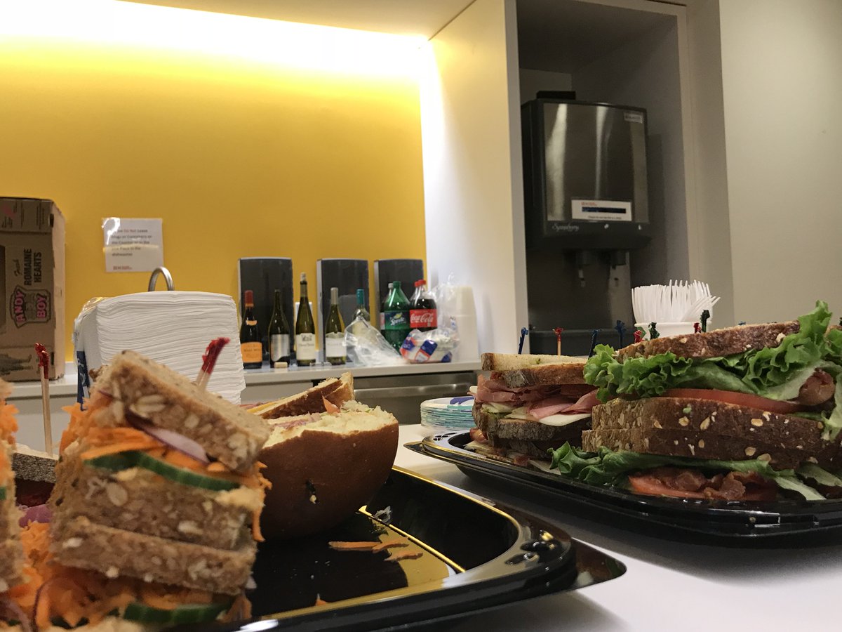 qtiphilly's tweet image. Food for the first meetup, sponsored by Elsevier!