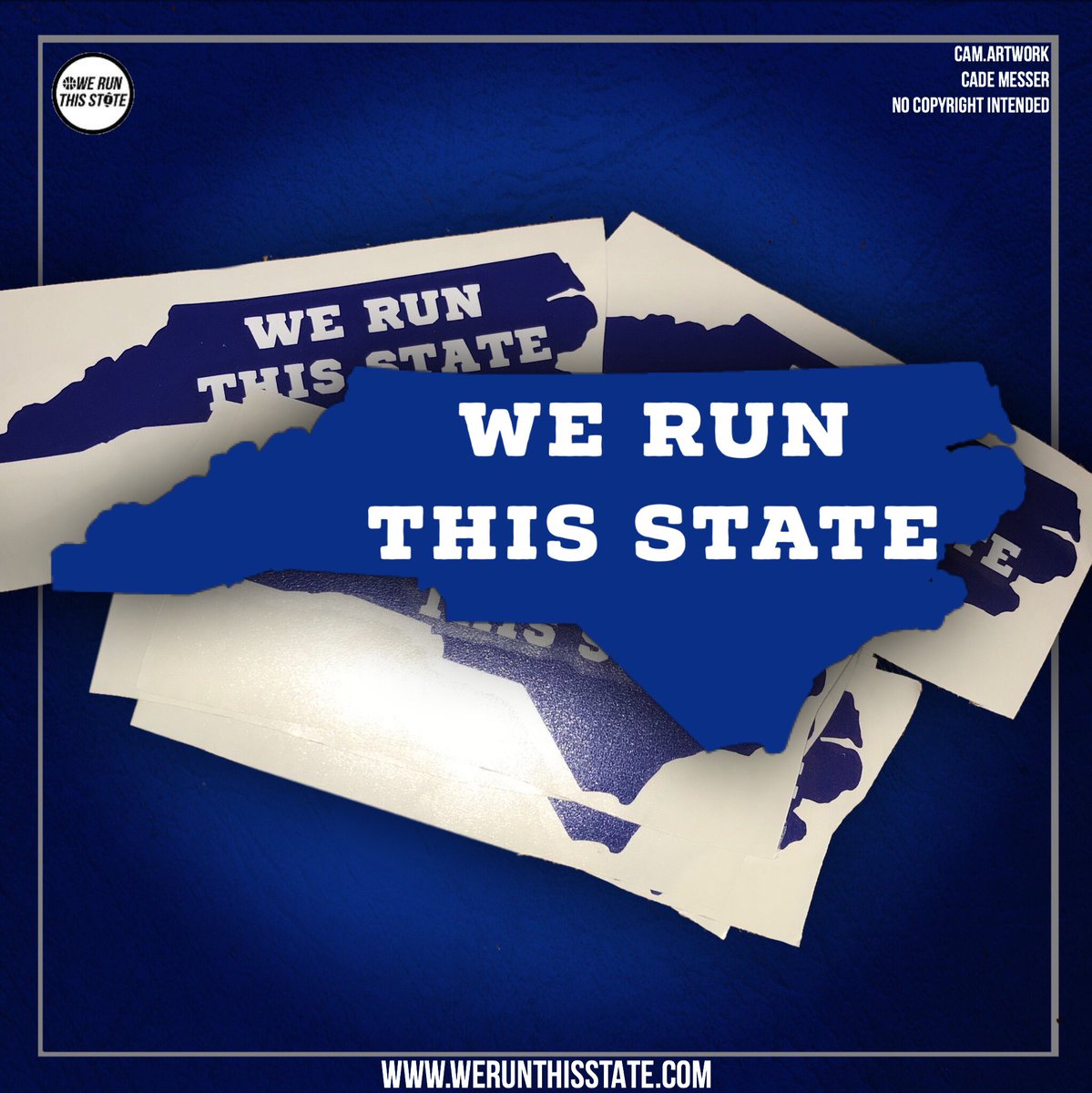 wrtsshop's tweet photo. Duke fans check out our new Duke “We Run This State” stickers!! Only $5 for a limited time only at https://t.co/neumnBcOw7!!🔷
#WeRunThisState @BlueDevils @BlueDevilNation @DukeNBA @Dukeblogger @BarstoolBDevils @AdamRoweTDD @crazietalker @DukeReport @TheDukeNation @The1BlueDevil https://t.co/3uhB42JSrz