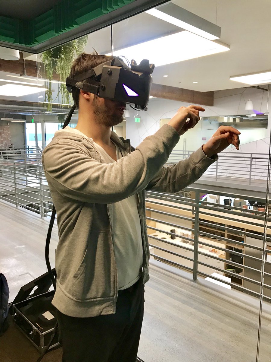 jirimatela's tweet photo. #VRHero headset has the best #VR picture I’ve seen so far. 5K and 170 fov.  @VRgineers https://t.co/U517GQ3puH
