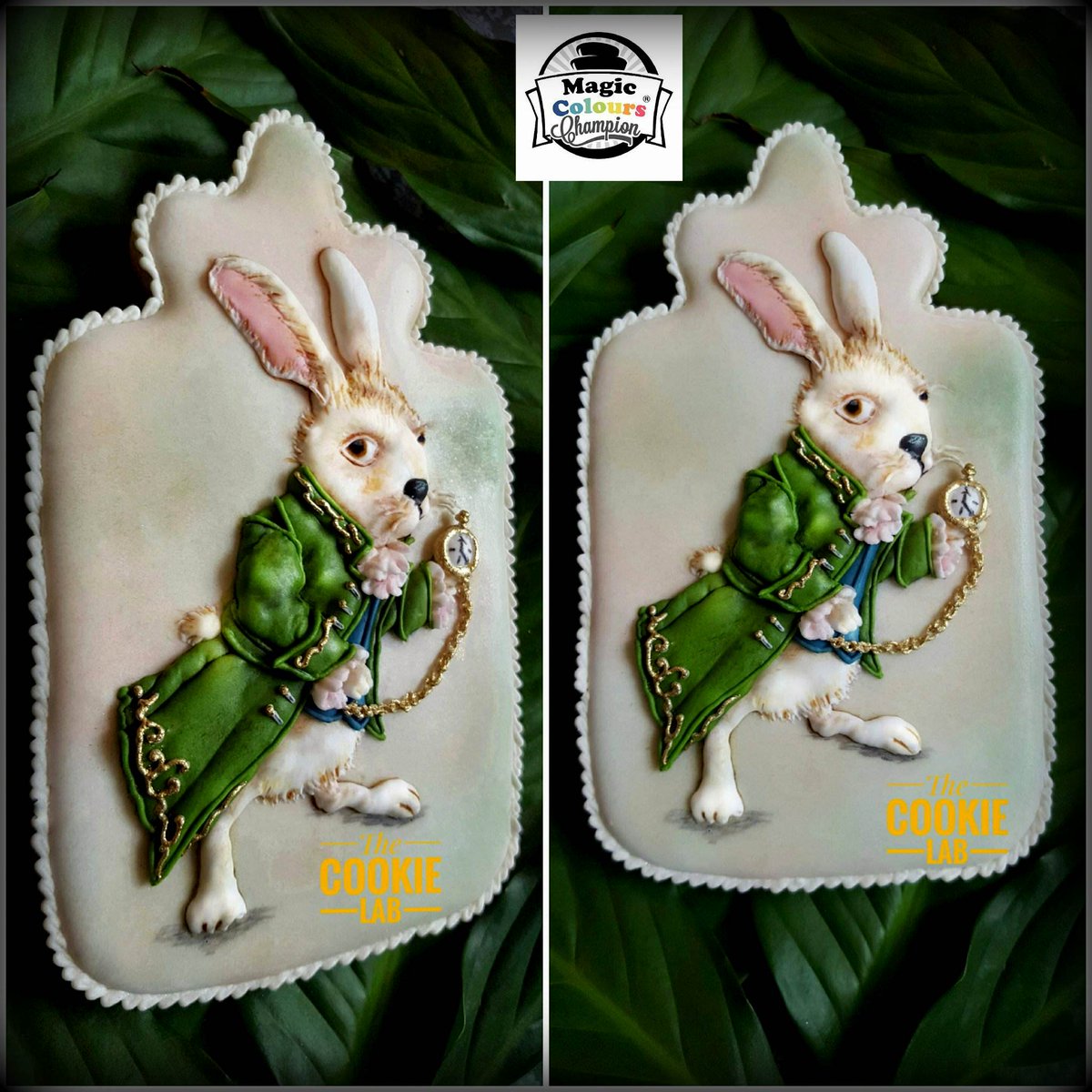 Are you a bunny or rabbit person? 
Royal icing cookie - Not painted