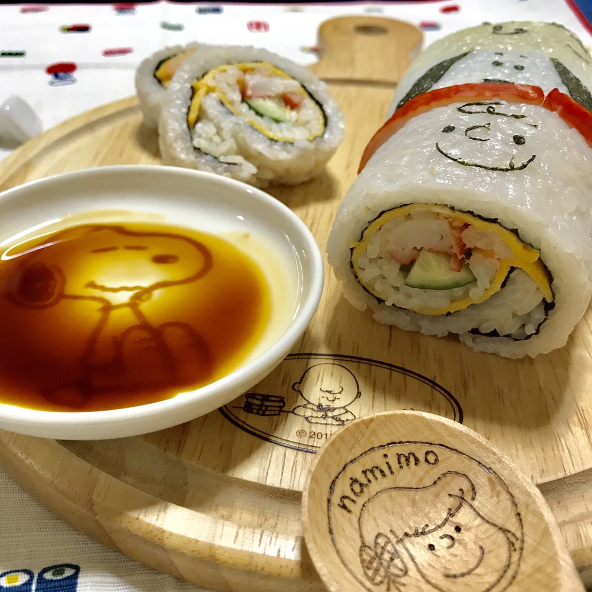 namimo デコ太巻き デコ巻き寿司 Snoopyfood スヌーピー 恵方巻き namimo デコ太巻き デコ巻き寿司 Snoopyfood スヌーピー 恵方巻き