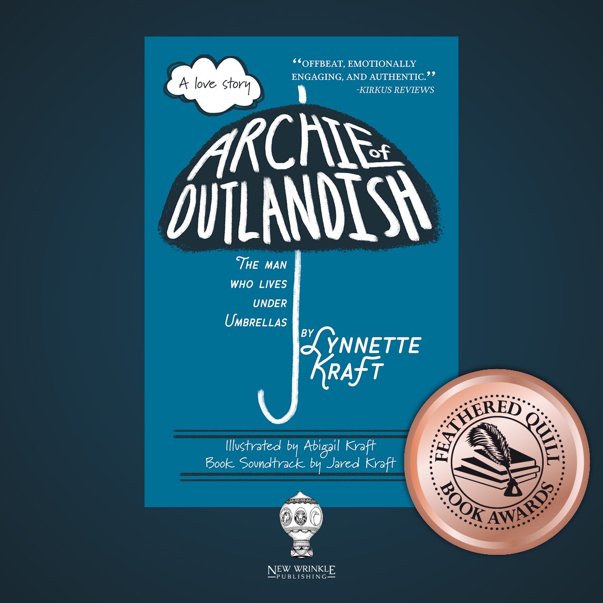 NewWrinklePub's tweet photo. We’re extremely pleased to announce that “Archie of Outlandish” has won the bronze award for romance in the 2018 Feathered Quill Book Awards! Thank you to Feathered Quill and to everyone who has read “Archie” and is doing the happy dance with us today. 🤩 https://t.co/A8EXUpV5yj