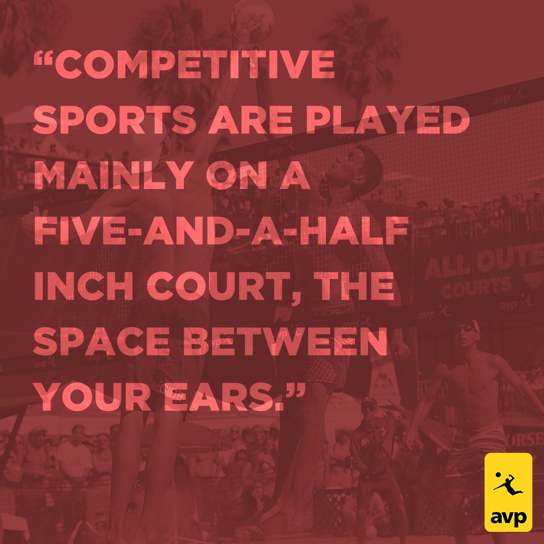 Golf legend, Bobby Jones, said it best. Learn how the #AVPAcademy’s Sports Psychology program can help you become a better &amp; more confident player by visiting AVPAcademy.com.