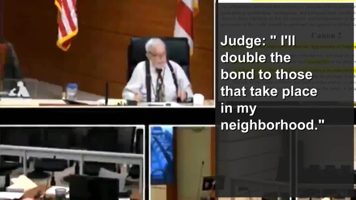 Judge caught on hot mic: 'The closer to my house, the higher the bond' bit.ly/2DTMO8L?utm_so… https://t.co/DMq6zZgilw
