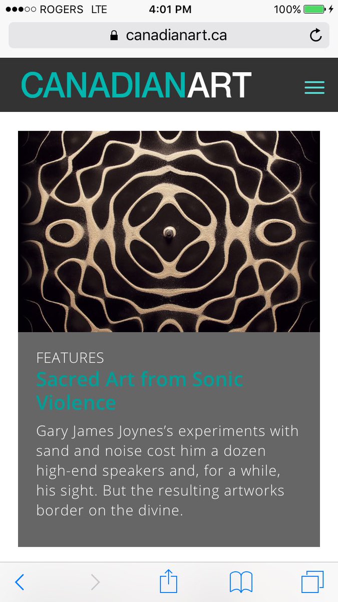 GaryJamesJoynes's tweet photo. My featured article in the current issue of Canadian Art magazine is now live to read on their website. Check it here:
https://t.co/lvIsILTE6F https://t.co/Lj5VTwcqE8