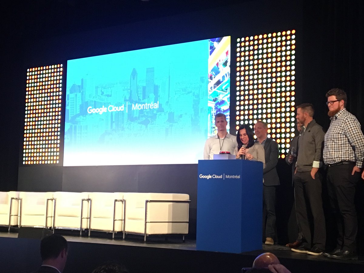 Val_Plante's tweet photo. J’espère que l’ouverture de la région #GoogleCloud à Montréal offrira soutien, sécurité et tranquillité d’esprit à nos entrepreneurs pour qu’ils continuent de progresser #polmtl @googlecanada https://t.co/uylCXWwvRJ