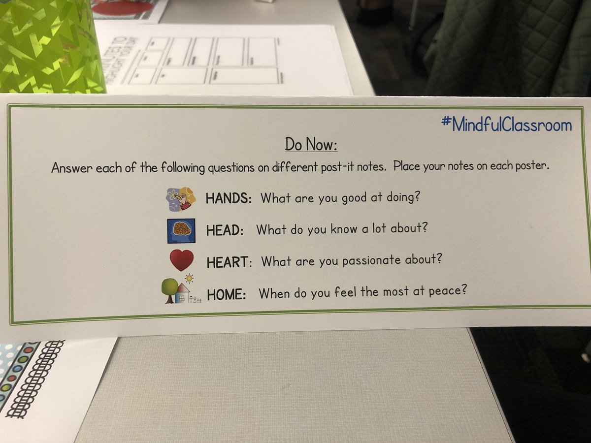 EricaFritzPAMS's tweet photo. Thank you @OrganicLeaderVB & @teacherbyrd #BeMindful #HappyTeachersChangeTheWorld #MindfulClassroom #CloseYourTabs #Refuel https://t.co/hiKFS95W7s