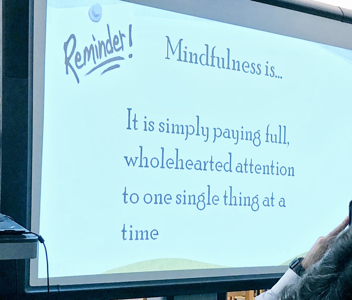 EricaFritzPAMS's tweet photo. Thank you @OrganicLeaderVB & @teacherbyrd #BeMindful #HappyTeachersChangeTheWorld #MindfulClassroom #CloseYourTabs #Refuel https://t.co/hiKFS95W7s