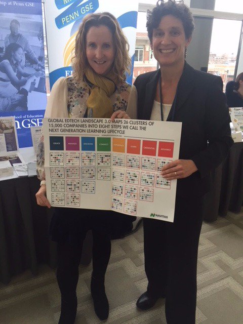 jenny_zapf's tweet photo. Great to connect @LearnLaunch with Angela @Navitas and 100s of entrepreneurs, educators, investors & others using tech innovation to drive learning. Love the super-sized global #edtech 3.0 map. In case you missed it - https://t.co/RyXXCNKz1j #learnlaunch2018 #learnlaunch18 https://t.co/aox4F6reCa
