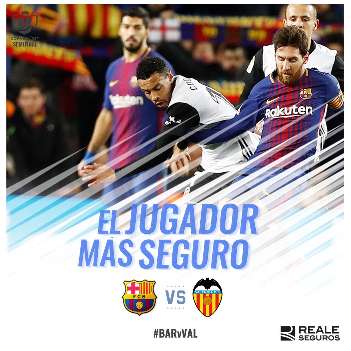 valenciacf's tweet photo. El jugador más seguro de la mano de @Reale_Seguros en el #BARvVAL es...
Coquelin 👏 https://t.co/Hso6IciywA