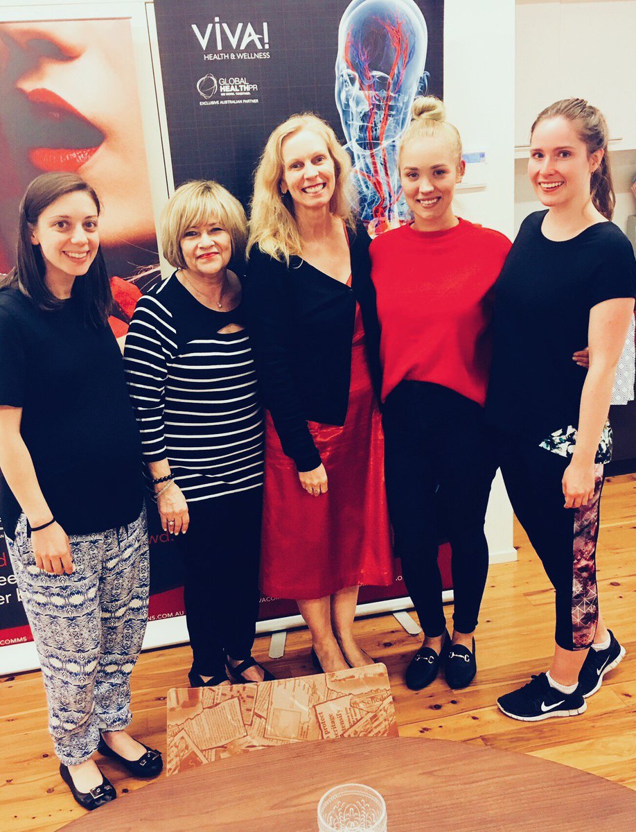vivacomms's tweet photo. Carol Levine, Co-Founder and CEO of @energiPR (our Canadian @GLOBALHealthPR Partner) just made the trip down under! Sharing creative ideas &amp; best practice around the world. #VIVAcommunications #GHPR #PR #communications #aroundtheworld https://t.co/W3EVlUjSbn