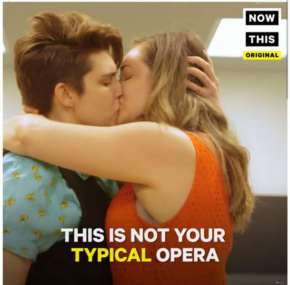 OperaRoxProd's tweet photo. Only $20 donation for the professional recording of our @nowthisnews famous #supernatural #lesbian #romcom #SweetsByKate by @griffincandey https://t.co/1CgY8jn3Gi