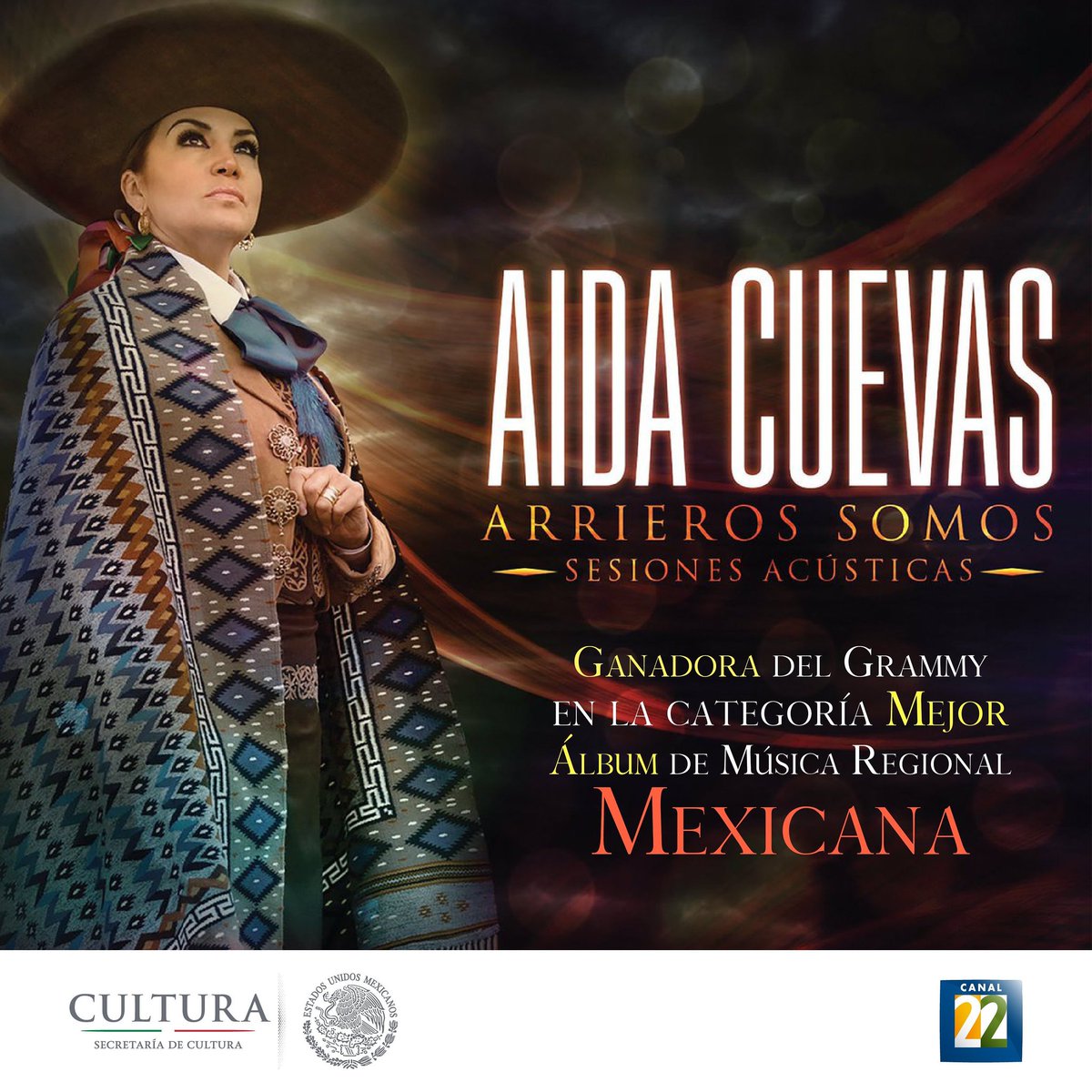 GigoCuevas's tweet photo. Gracias @cultura_mx y @Canal22 por este detalle. Arriba México y la música del mariachi. @AidaCuevas 🇲🇽 #LaMaximaExponente https://t.co/Ll8MttbkSn