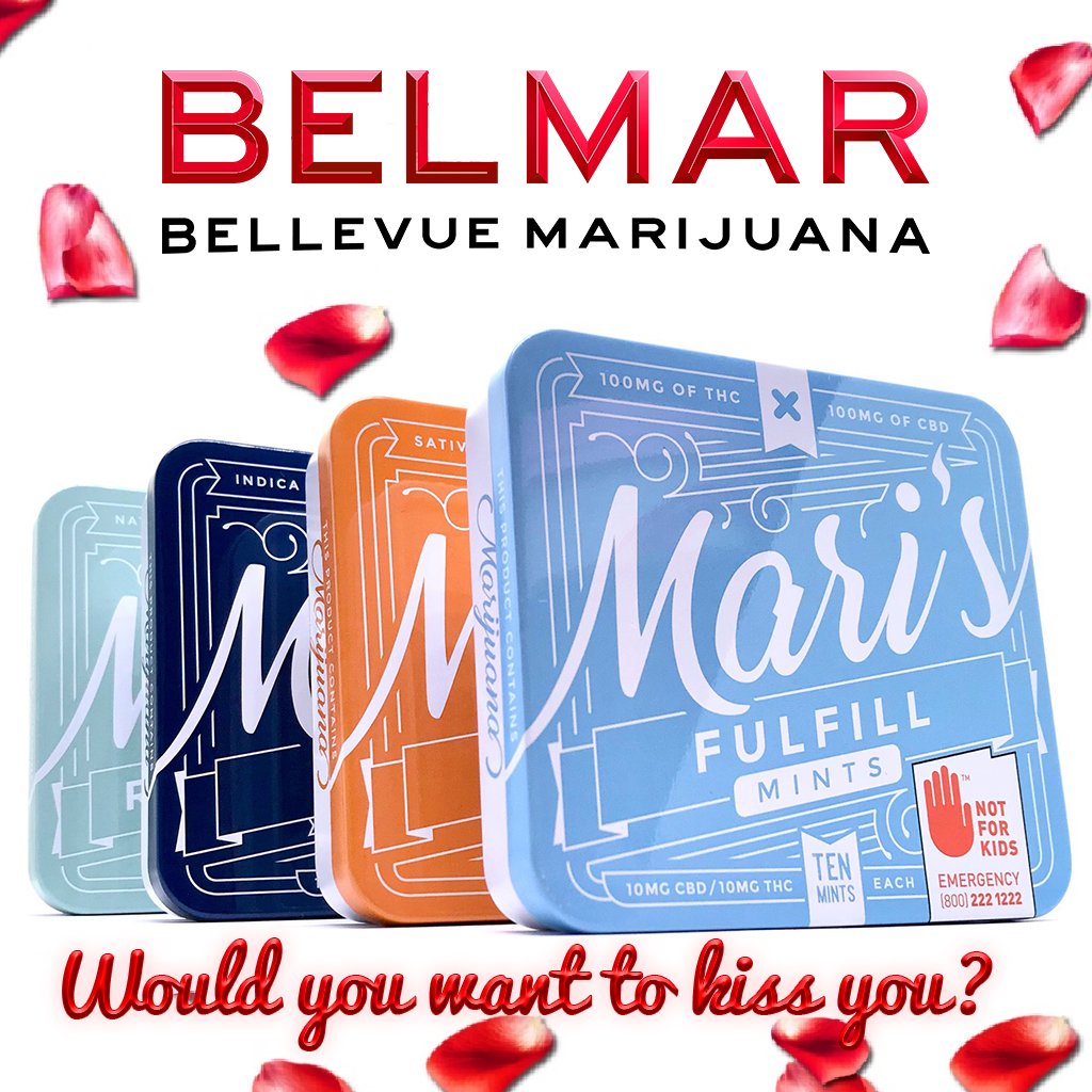 BelMar425's tweet image. Would you want to Kiss you? Freshen up with Mari's Mints, a brand new edible from @NWCSolutions.  This high quality edible features several different styles for all events. 
#NWCS #MarisMints #Mints #Infused #BelMar #Bellevue #Seattle #Cannabis #THC #CBD #HighCBD #ValentinesDay