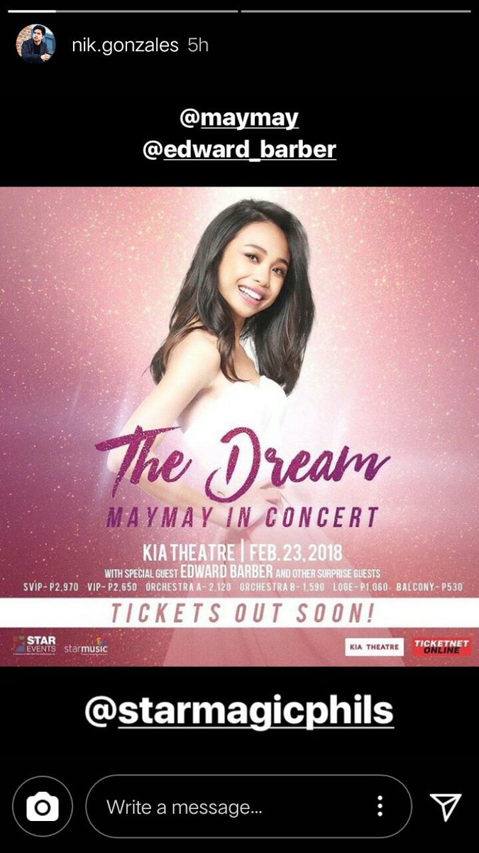 MayWardWorld's tweet photo. 21 days na lang dream concert na ni maymay!!!
Good luck MAY-MAY galingan mo ha.. Hehehe https://t.co/h5PzWM3kZw