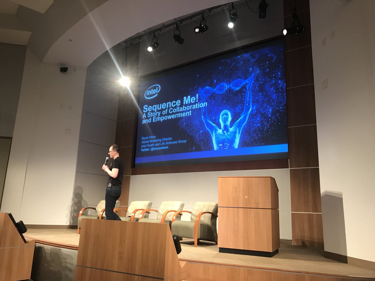 RyanMRodman's tweet photo. Here at HIMMS NorCal in Santa Clara watching @bryceolson share his incredibly inspiring story. Proud to know him. Proud to work for the same company and proud to be part of the HIMMS community. #IamIntel https://t.co/m5gfc8D2bT