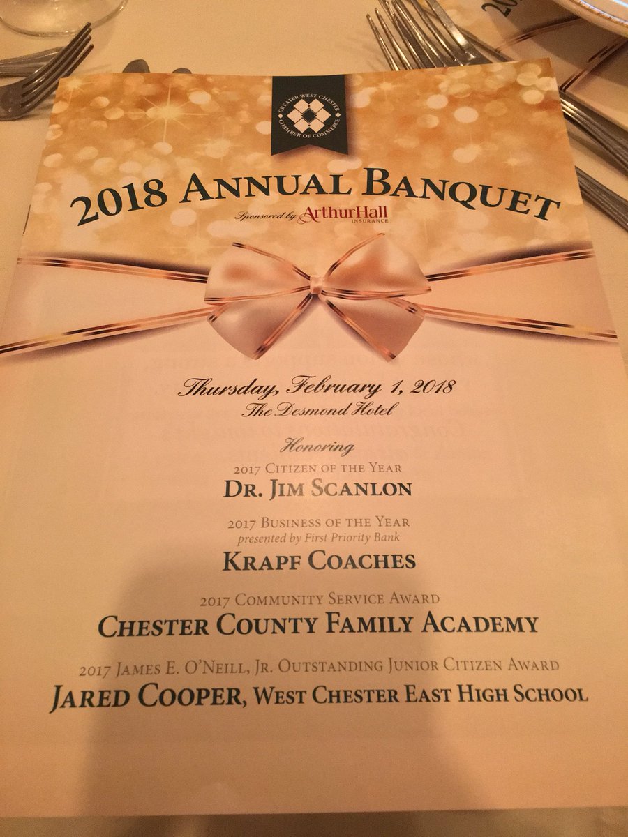 Celebrating with <a href="/KrapfsCoaches/">Krapf Coaches 🚌</a> as the <a href="/GWCC_PA/">West Chester Chamber</a> Business of the Year. Proud <a href="/ChesCoCommuter/">TMACC</a> partner.