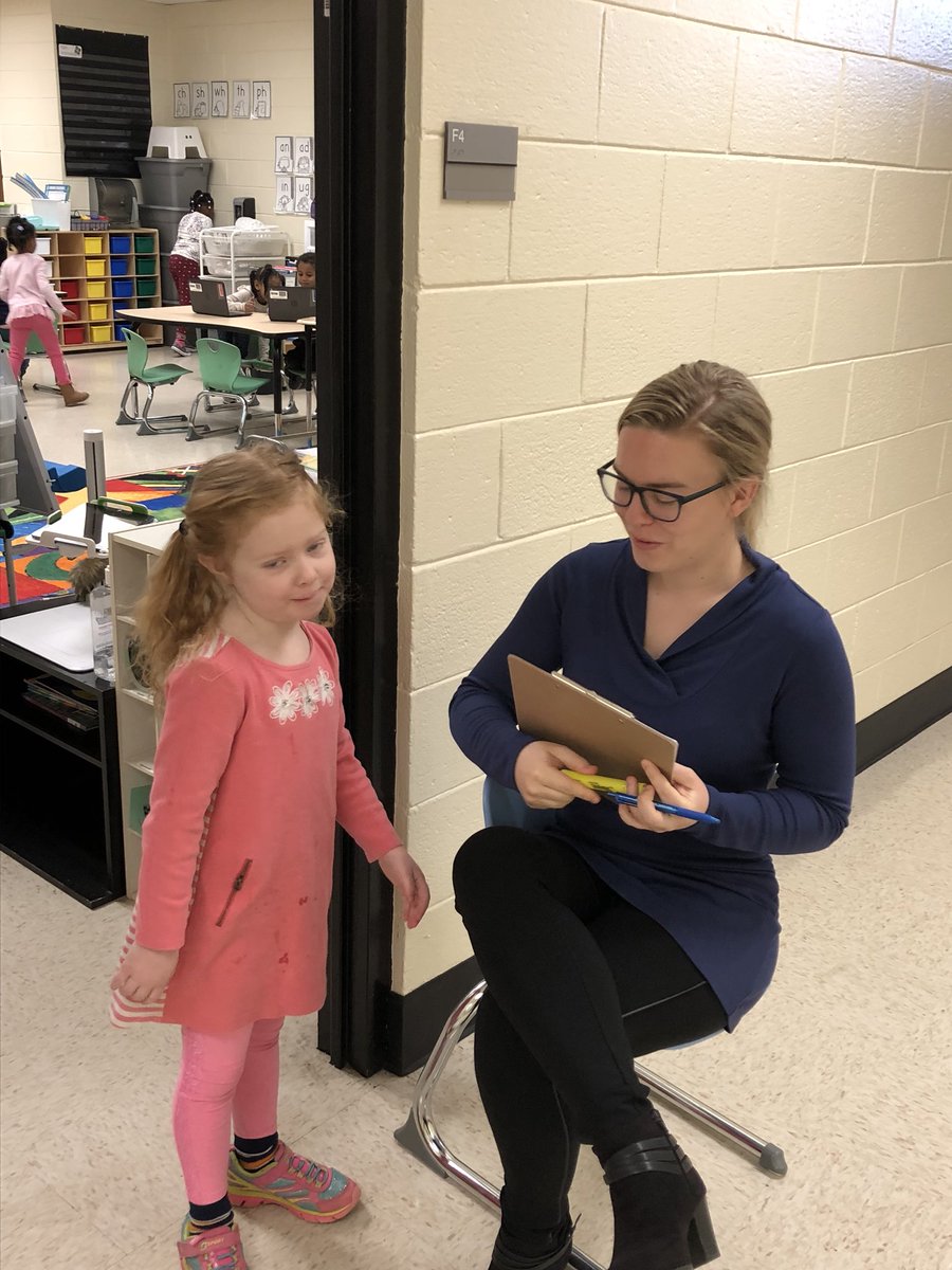 patricial_abbey's tweet photo. One of our AMAZING Kindergarten teachers sits here each morning and practices/assesses skills as students arrive! #usingeveryminute @goverscholars @CMS_DJV_Academy https://t.co/cw9V4M3o0A