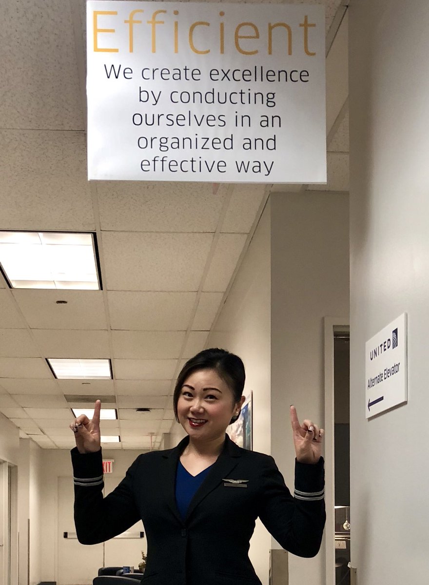 Our Newark base inflight attendants featuring the core4