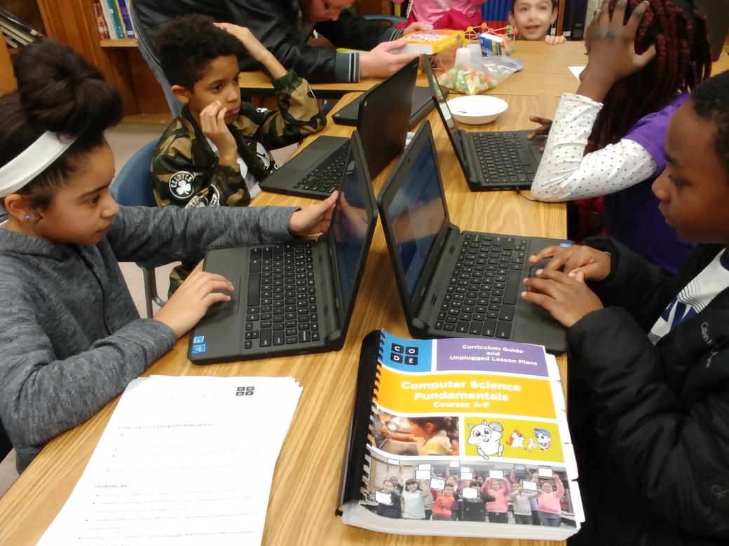 It's 7pm...these students are coding! <a href="/GirlsWhoCode/">Girls Who Code</a> <a href="/codeorg/">Code.org</a>. <a href="/PawtucketSup/">Patti DiCenso</a> <a href="/DonGrebien/">Don Grebien</a> <a href="/WintersWildcats/">Henry J. Winters</a>