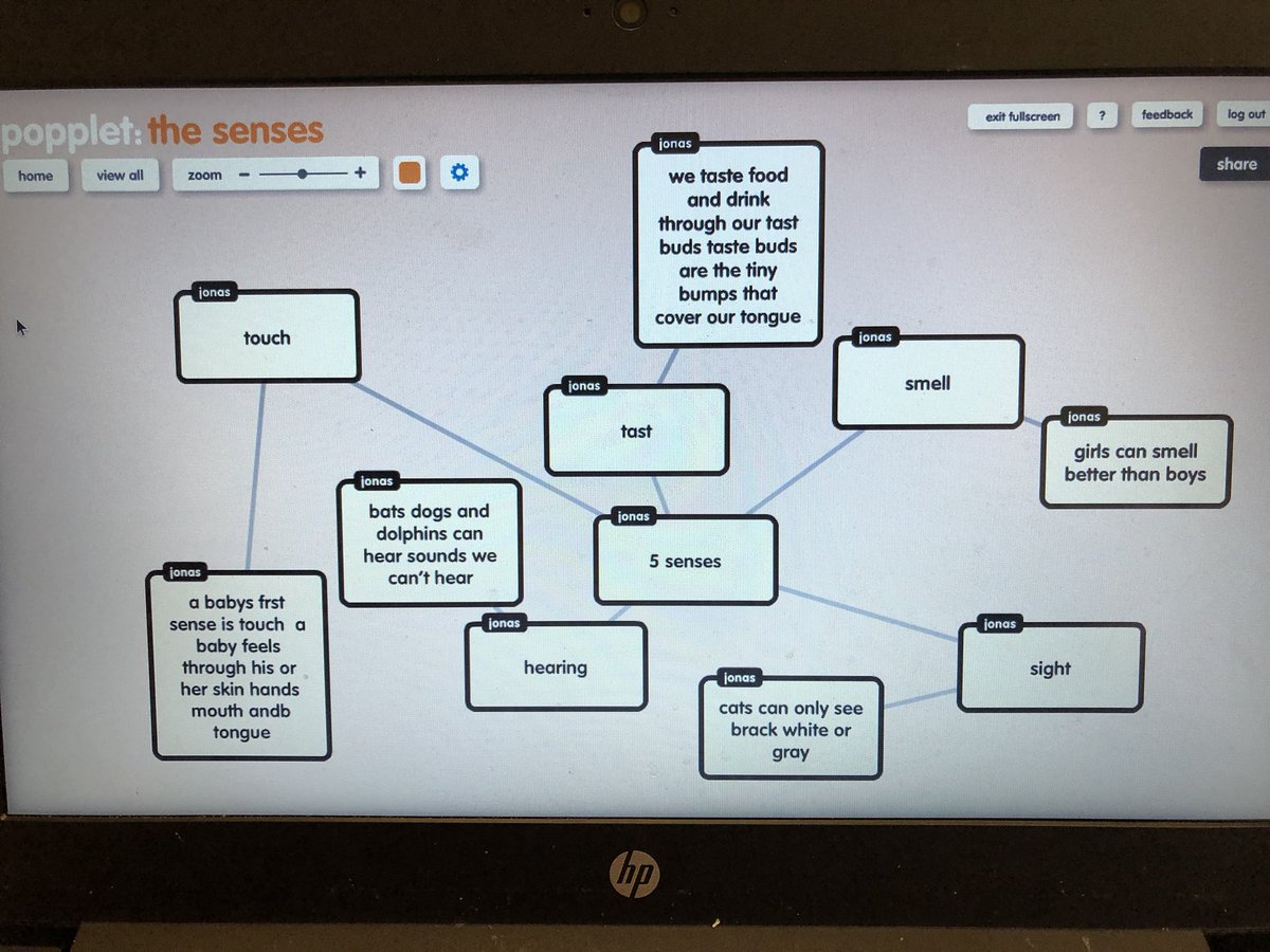 My @JeffriesJaguars 2nd graders are just loving our newest tech tool- popplet!! So kid friendly...they keep asking to make more. :) #CertifySPS #igniteSPS