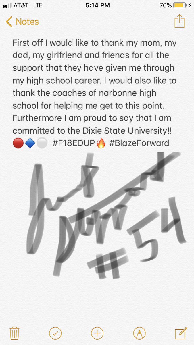 JarvisStaffford's tweet photo. Officially 100% committed #BlazeFoward 🔥 https://t.co/MIrd3ou60k