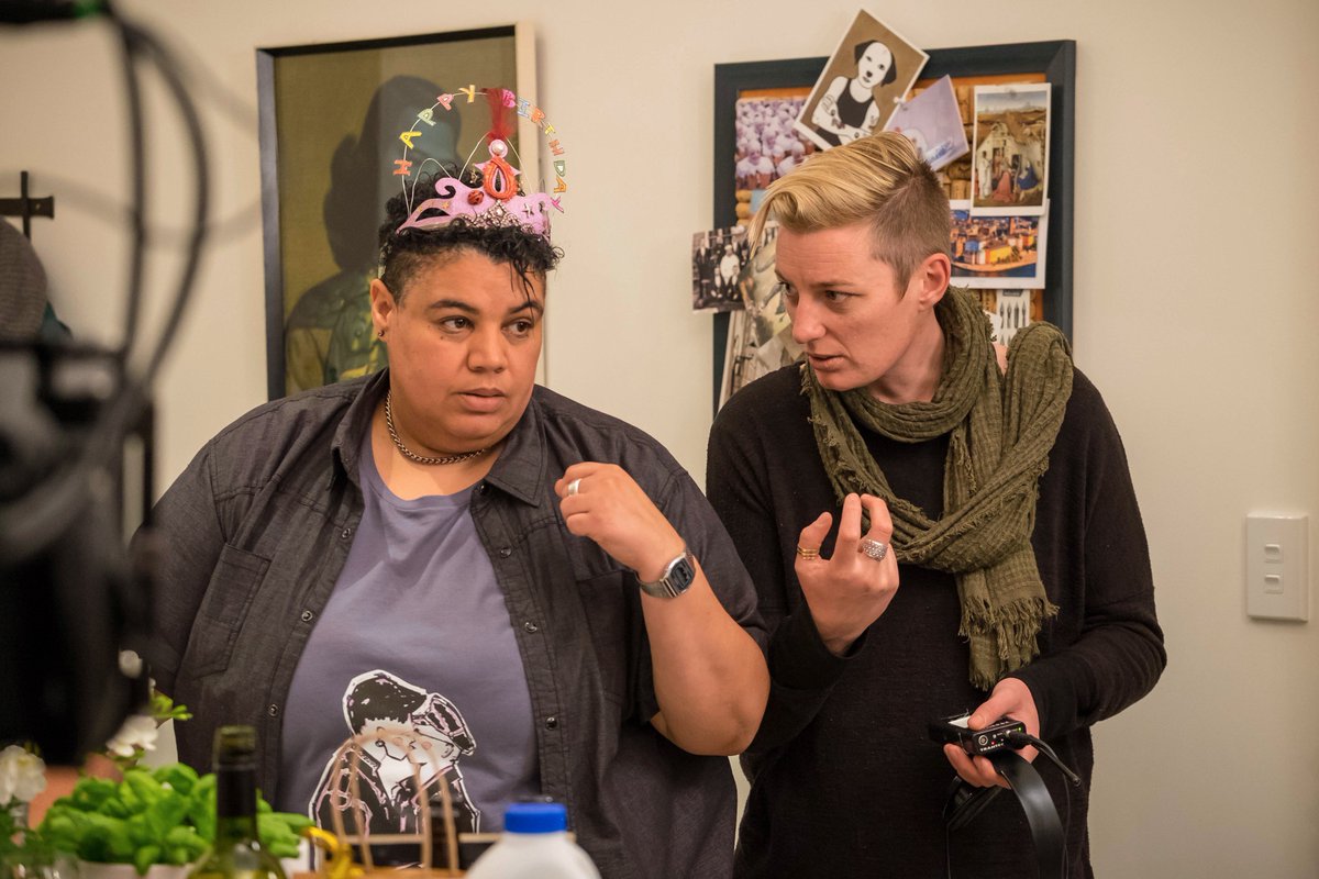 potluckfun's tweet image. Our Director #NessSimons working with @Anjiisme onset of @potluckfun Season Two. Our show is a powerhouse of female talent!
#femalefilmmakerfriday #visibility #ifshecanseeitshecanbeit