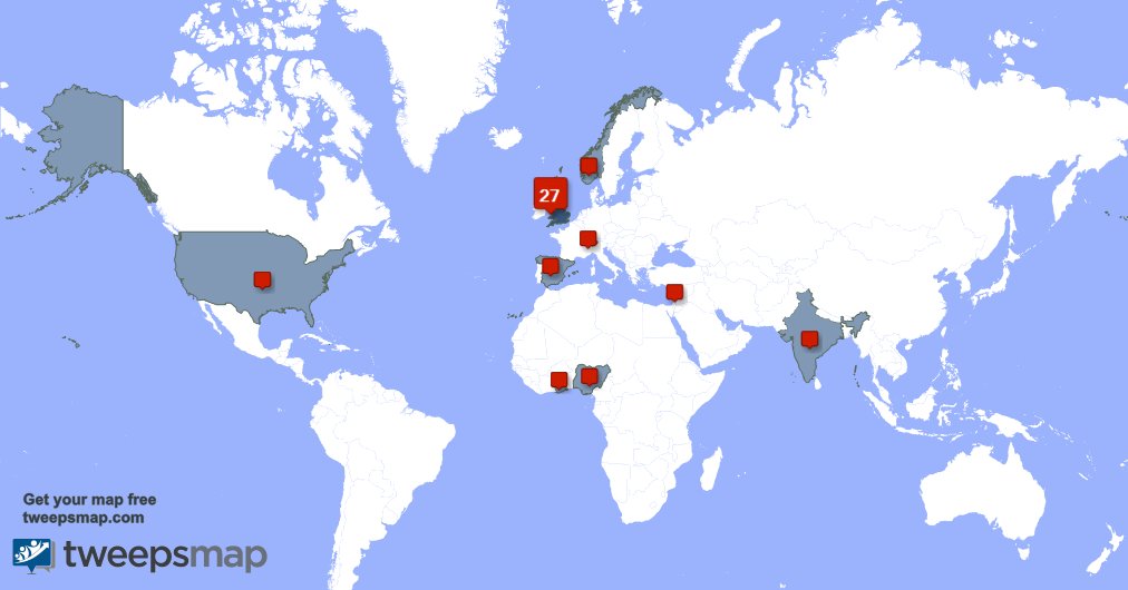 jmateus2016's tweet image. Tenho 1 novos seguidores, a partir de Índia na semana passada tweepsmap.com/!jmateus2016