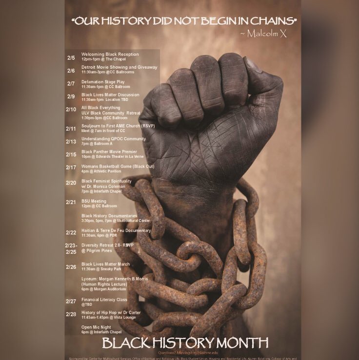ulvbsu's tweet image. Black History Month is here! We would love to see you all at many of these events throughout the month.