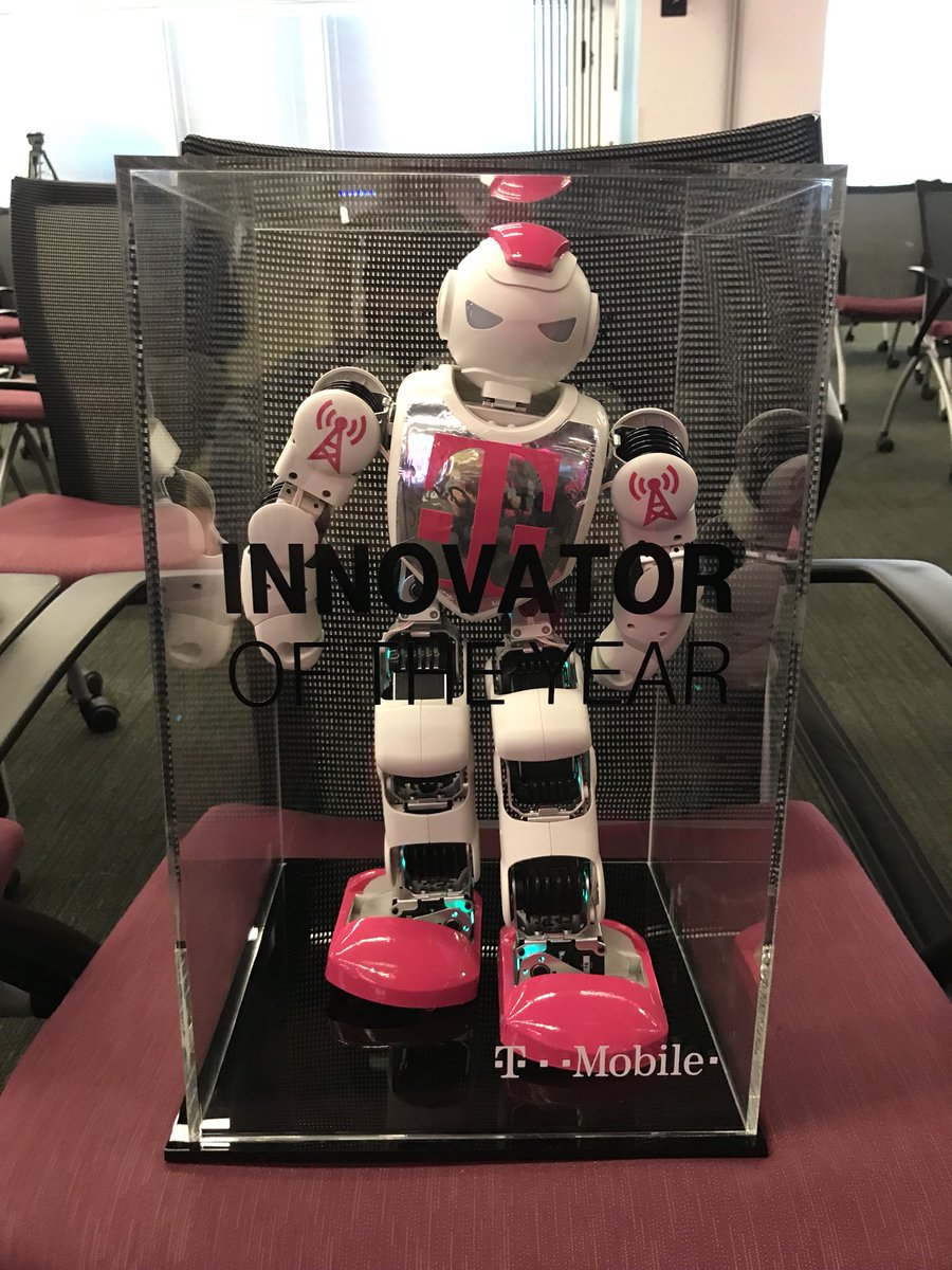 NevilleRay's tweet photo. .@TMobile’s Innovator of the Year should get an innovative trophy, what do you think?? Congrats to Alex for all his incredible work on LAA and LTE-U!! https://t.co/OUkEi5o6Qb