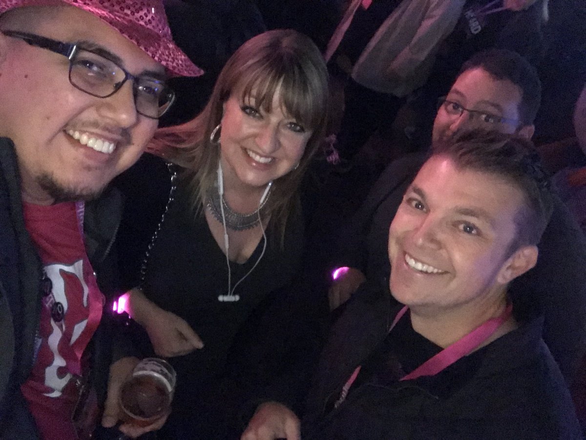 Creating relationships at our AWESOME event. @magentatiffany <a href="/michaeltomkins/">Mike</a> <a href="/BambiMannix/">Bambi</a> <a href="/jeffwhitney/">Jeff Whitney</a> #TVoiceSummit2018 #SDNStrong