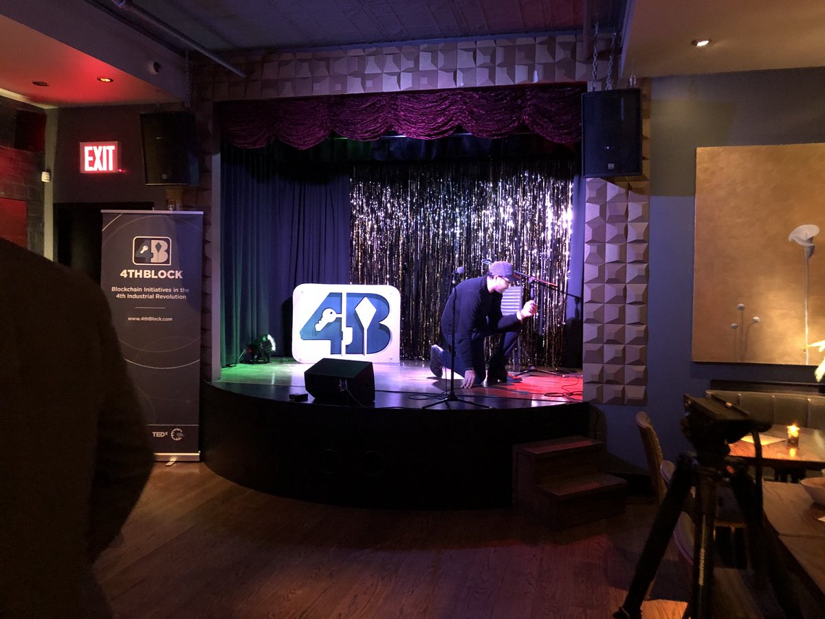 4thBlockConf's tweet image. Setting the stage for #4thblock investor dinner