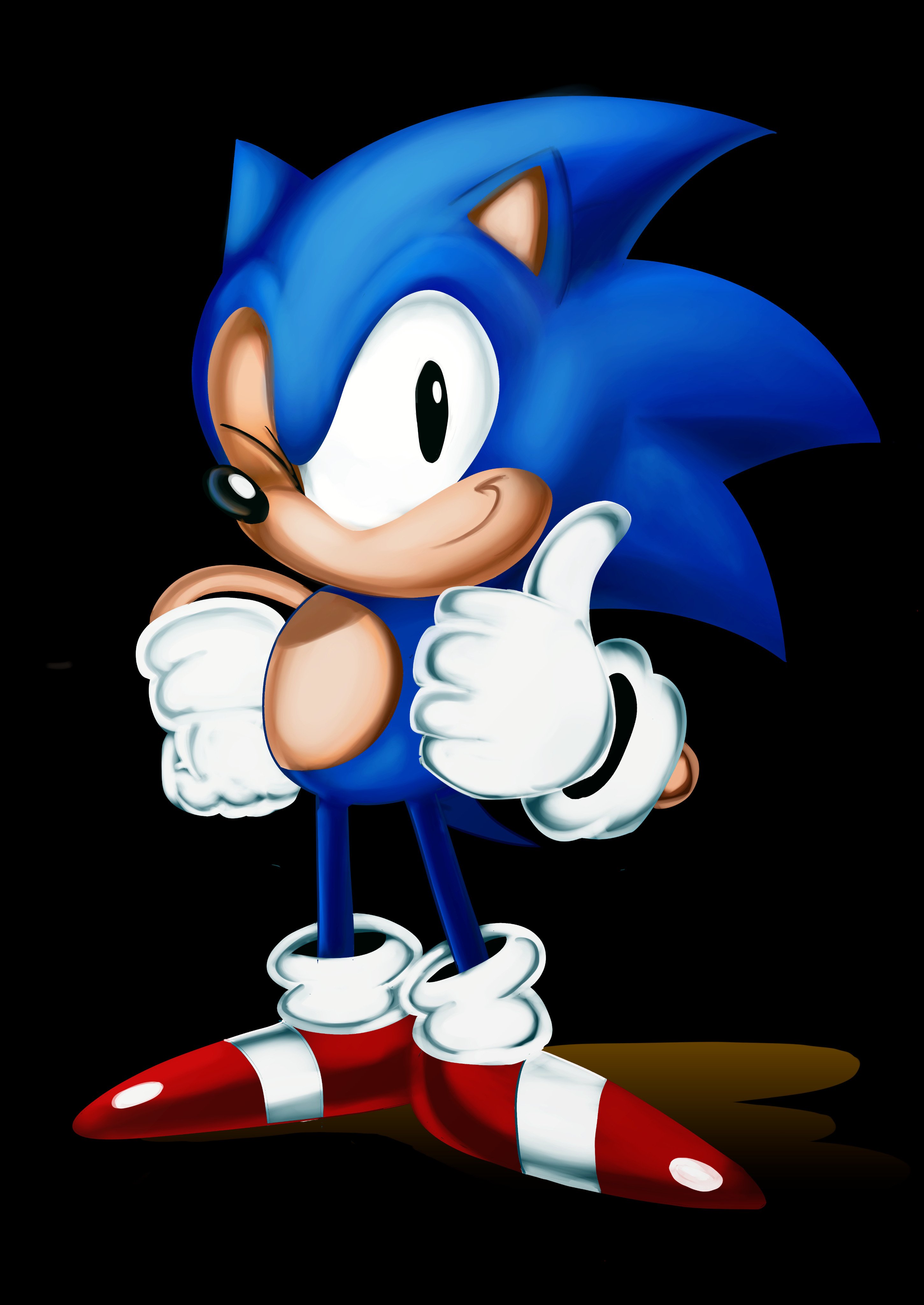 AeroArtwork✰ on X: Finished another Classic Sonic render! This