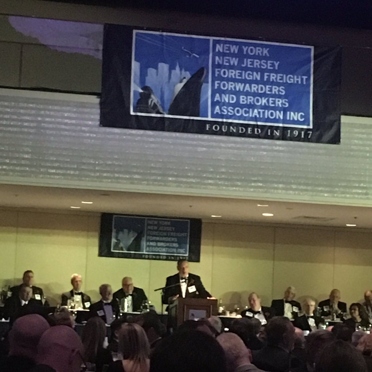 TheNYCargoGuy's tweet photo. @NYNJFFFBA 2018 person of the year, Roy Amalfitano. Congratulations! https://t.co/G7zuj3Saec