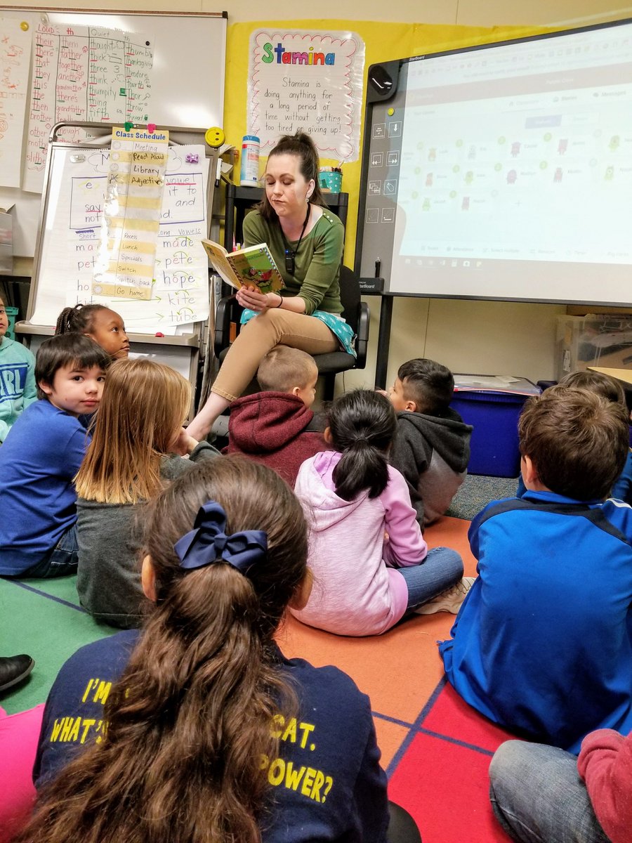 BenferLibrary's tweet photo. Doesn't the expression on Mrs. Labrosse's face TOTALLY look just like Junie B. Jones? That's what she's reading. I think she's got her down!
:)
#WorldReadAloudDay #BobcatsRead #BenFeb18 @BenferKISD @Benfer1st https://t.co/ocurKUbrtz