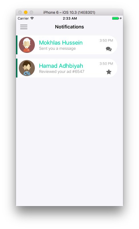 iMokhles's tweet image. Open Source
 #ClassifiedApp demo app developed using React-Native for iOS &amp;amp; Android
تم فتح سورس كود تطبيق بنسخته الاوليه تجريبيه مبرمج بواسطه React-Native 
شبيه لتطبيق حراج 
يعمل على الاندرويد و الاي فون
github.com/iMokhles/Class…