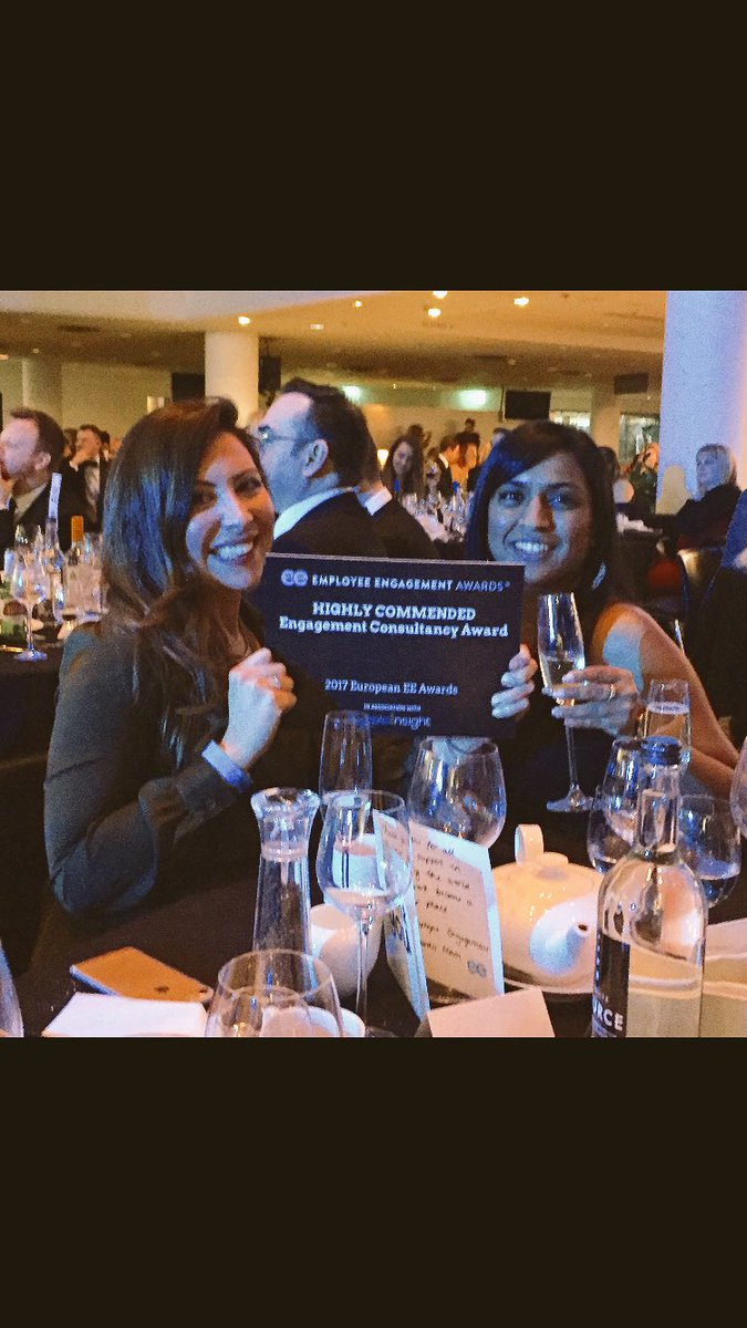 Highly Commended ‘Engagement Consultancy Award’ goes to Instinctif - Back of the net!#employeeengagement #ee_awards