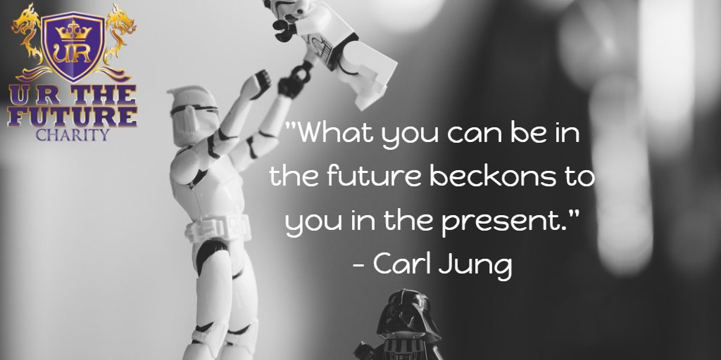 URTFCharity's tweet photo. What if the best version of yourself comes back from the future to inspire you in the present? #URTFC #SPN #SelfWorth #Opportunities #Education #Commitment #QualityOfLife #Future #Present #JungQuotes @carljung @starwars @LEGO_Group https://t.co/Ih0B4R5vBN