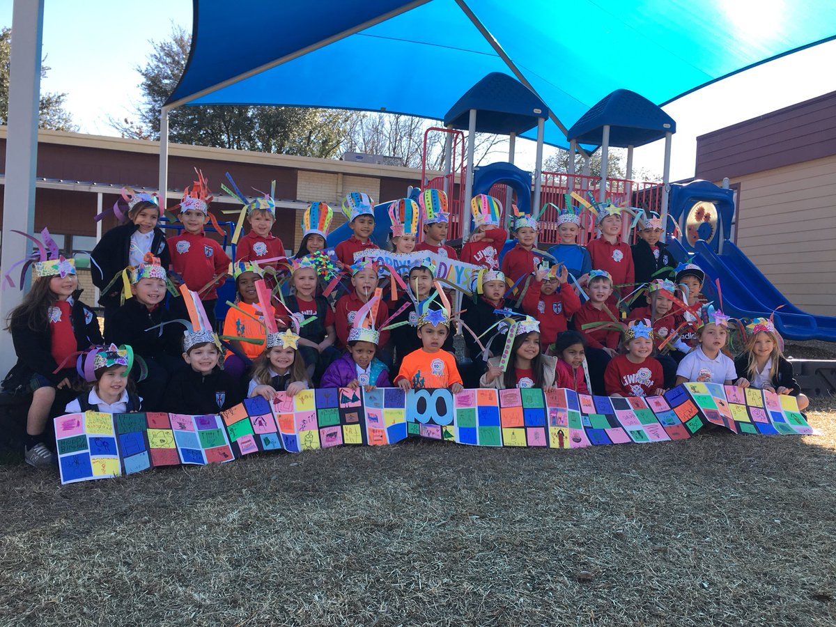 Hooray!!  PreK 4 celebrates the 100th day of school.  We made a card with 100 wishes for a special grandma turning 100!