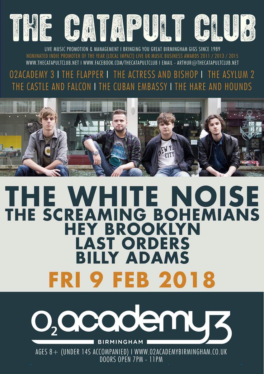 HeyBrooklynUK's tweet photo. So in case anyone has missed it, we’ve got a few shows coming up soon. Two in Birmingham and one in Derby for anyone that wants to see some cool bands https://t.co/D44lMNAyZH