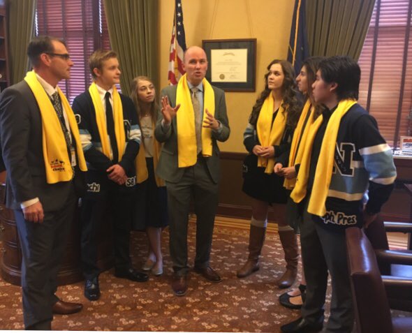 n8taggart's tweet photo. Thank you @SpencerJCox for providing some NUAMES student leaders an experience they will never forget. #uted #utpol #NUAMES https://t.co/IZqJ2iKf9S